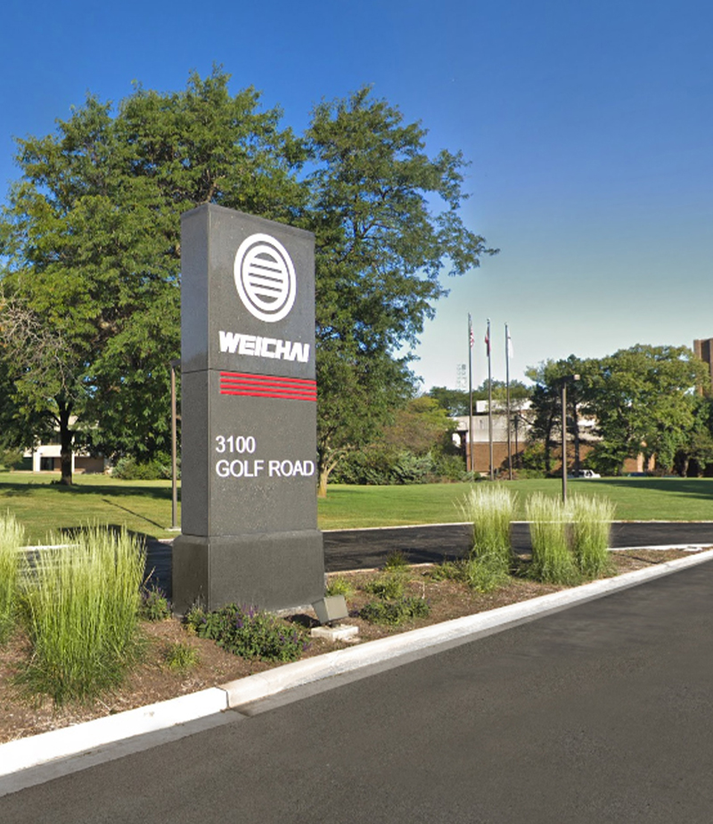 Weichai America Corp Sign
